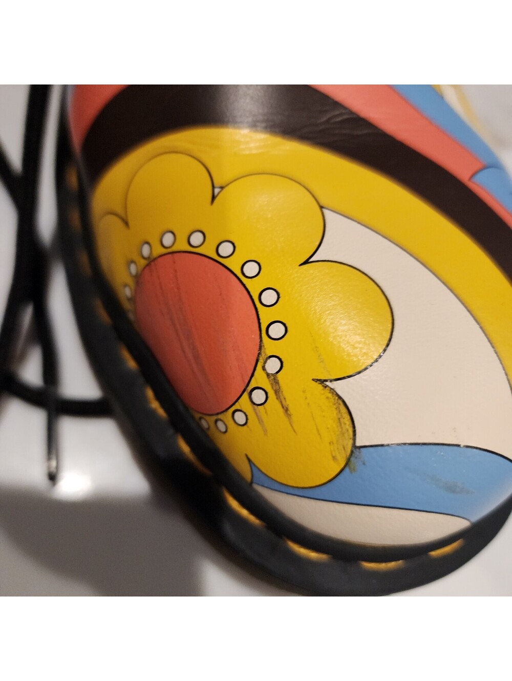 Rare Dr. Martens Vegan 1460 Retro Ray Kemble Psychedelic Boots Men’s 11 - Picture 4 of 12
